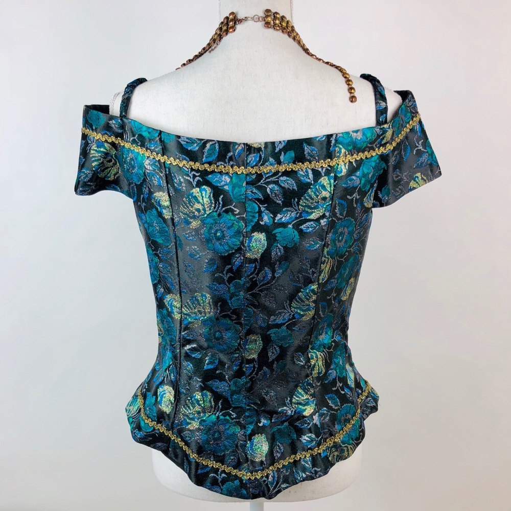 Cachet Structured Corset Off-Shoulder Blouse - image 7